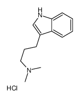 3-(1H-indol-3-yl)propyl-dimethylazanium,chloride结构式