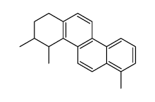 3,4,7-trimethyl-1,2,3,4-tetrahydrochrysene结构式