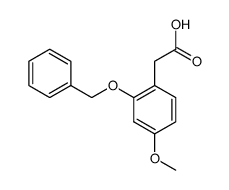 2-benzyloxy-4-methoxyphenylacetic acid结构式