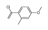 1-(4-Methoxy-2-methylphenyl)vinyl chloride Structure