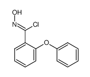 N-hydroxy-2-phenoxybenzimidoyl chloride Structure