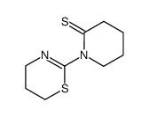 2-Piperidinethione,1-(5,6-dihydro-4H-1,3-thiazin-2-yl)-结构式