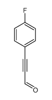 2-PROPYNAL, 3-(4-FLUOROPHENYL)-结构式