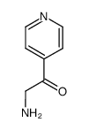 2-氨基-1-吡啶-4-基-乙酮结构式