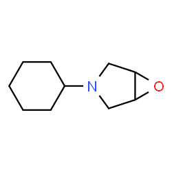 6-Oxa-3-azabicyclo[3.1.0]hexane, 3-cyclohexyl-结构式