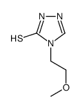 4-(2-甲氧基乙基)-4H-1,2,4-噻唑-3-硫醇结构式