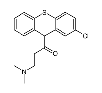 1-(2-Chloro-9H-thioxanthen-9-yl)-3-dimethylaminopropan-1-one structure