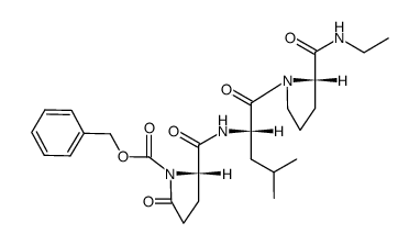 Z-pGlu-Leu-Pro-NH-Et Structure