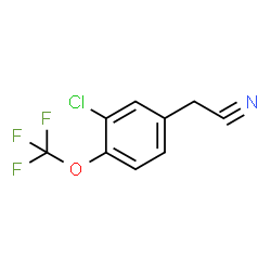 3-Chloro-4-(trifluoromethoxy)phenylacetonitrile structure