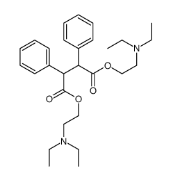 bis[2-(diethylamino)ethyl] 2,3-diphenylbutanedioate Structure