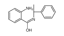 2-amino-N-[(1S)-1-phenylethyl]benzamide Structure