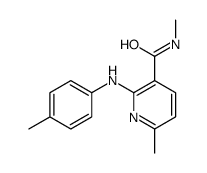 N,6-dimethyl-2-(4-methylanilino)pyridine-3-carboxamide Structure