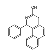 1-phenyl-2,4-dihydro-1H-benzo[h]isoquinolin-3-one结构式