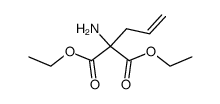 allyl-amino-malonic acid diethyl ester结构式