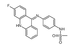 N-[4-[(3-fluoroacridin-9-yl)amino]phenyl]methanesulfonamide Structure