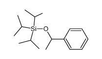 1-triisopropoylsiloxy-1-phenylethane结构式
