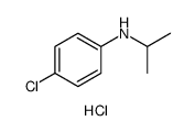 Benzenamine, 4-chloro-N-(1-methylethyl)-, hydrochloride ()结构式