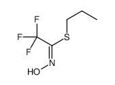 propyl 2,2,2-trifluoro-N-hydroxyethanimidothioate结构式