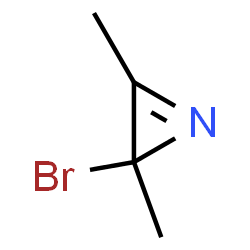 2H-Azirine,2-bromo-2,3-dimethyl-(9CI) Structure