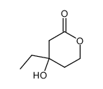 4-ethyl-4-hydroxy-2-oxotetrahydropyran结构式