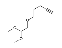 5-(2,2-dimethoxyethoxy)pent-1-yne Structure