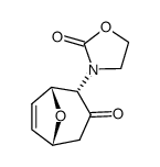 3-((1R,2S,5R)-3-Oxo-8-oxa-bicyclo[3.2.1]oct-6-en-2-yl)-oxazolidin-2-one Structure