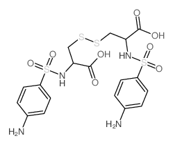 L-Cystine, N,N-bis[(4-aminophenyl)sulfonyl]- Structure