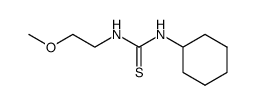 3-cyclohexyl-1-(2-methoxyethyl)thiourea Structure