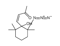 4-(2-azido-1-hydroxy-2,6,6-trimethylcyclohexyl)but-3-en-2-one结构式