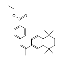 ethyl p-[(Z)-2-(5,6,7,8-tetrahydro-5,5,8,8-tetramethyl-2-naphthyl)propenyl]phenyl sulfone结构式