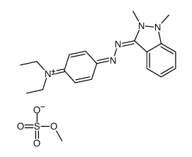 3-[[4-(diethylamino)phenyl]azo]-1,2-dimethyl-1H-indazolium methyl sulphate picture