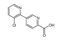 [2,3'-Bipyridine]-6'-carboxylic acid, 3-chloro结构式