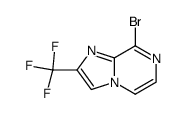 8-bromo-2-trifluoromethyl-imidazo[1,2-a]pyrazine结构式