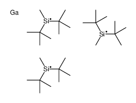 ditert-butyl(methyl)silicon,gallium Structure