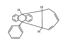 10-Phenyl-9,10,12,13-tetrahydro-11H-9,10[1',2']-endo-cycloheptanthracen结构式