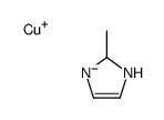 2-methyl-1H-imidazole, copper(1+) salt Structure