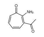 2,4,6-Cycloheptatrien-1-one, 3-acetyl-2-amino- (9CI) picture