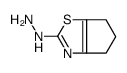 2-Hydrazino-5,6-dihydro-4H-cyclopenta[d][1,3]thiazole结构式
