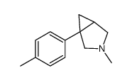 3-methyl-1-(4-methylphenyl)-3-azabicyclo[3.1.0]hexane结构式