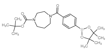 4-[4-(4,4,5,5-TETRAMETHYL-[1,3,2]DIOXABOROLAN-2-YL)-BENZOYL]-[1,4]DIAZEPANE-1-CARBOXYLIC ACID TERT-BUTYL ESTER picture