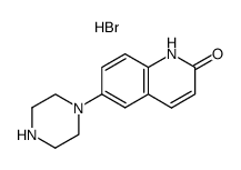 6-(1-piperazinyl)carbostyril hydrobromide Structure