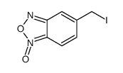 5-(iodomethyl)-1-oxido-2,1,3-benzoxadiazol-1-ium结构式