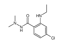 4-chloro-2-(ethylamino)-N',N'-dimethylbenzohydrazide Structure