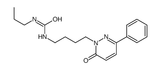 1-[4-(6-oxo-3-phenylpyridazin-1-yl)butyl]-3-propylurea结构式