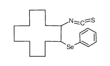 (2-isothiocyanatocyclododecyl)(phenyl)selane Structure