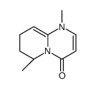 (6R)-1,6-dimethyl-7,8-dihydro-6H-pyrido[1,2-a]pyrimidin-4-one结构式