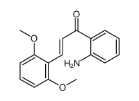 1-(2-aminophenyl)-3-(2,6-dimethoxyphenyl)prop-2-en-1-one结构式