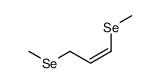 (Z)-1,3-Bis-methylselanyl-propene结构式