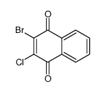 2-bromo-3-chloronaphthalene-1,4-dione Structure