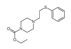 ethyl 4-(2-phenylsulfanylethyl)piperazine-1-carboxylate Structure